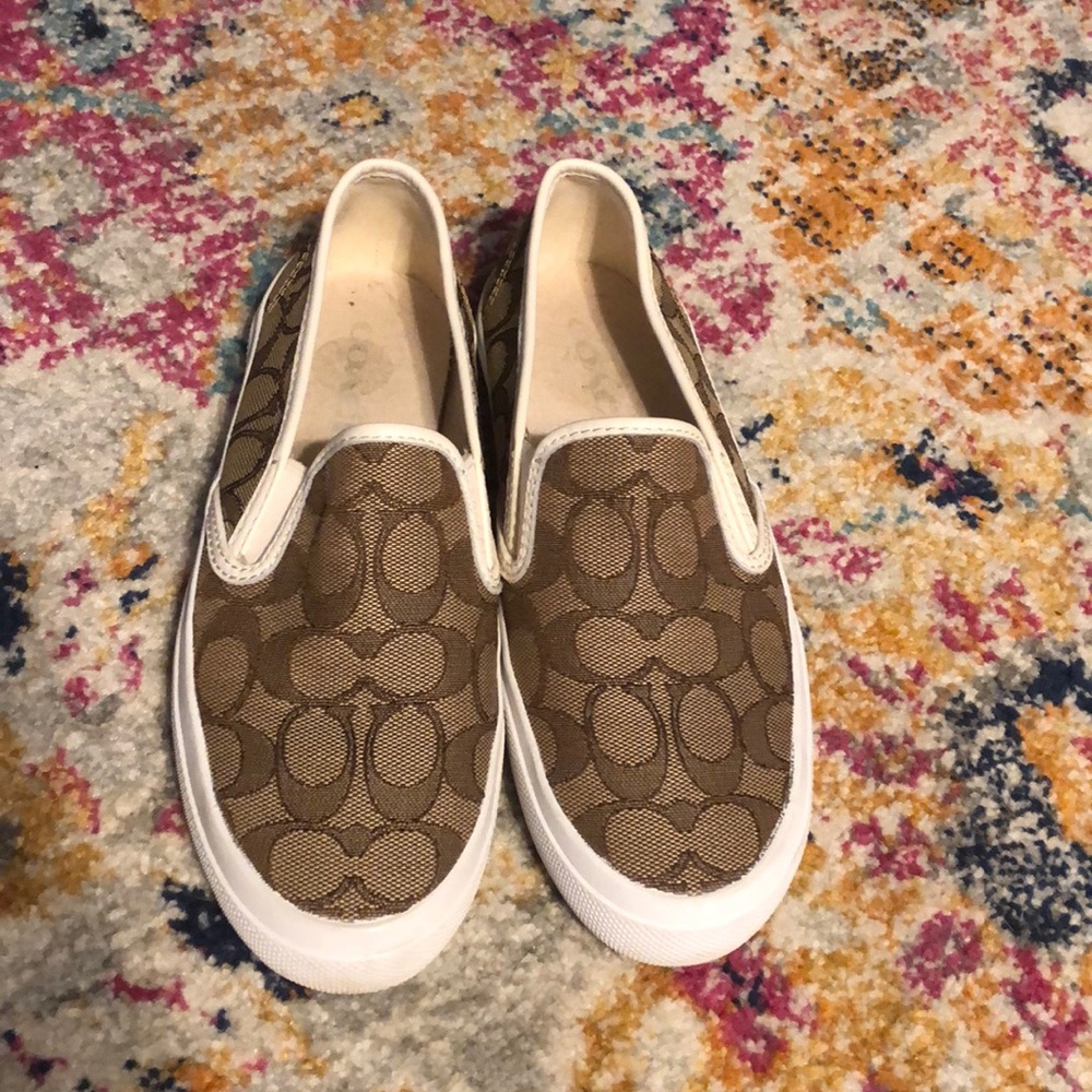 Coach slip on sneakers